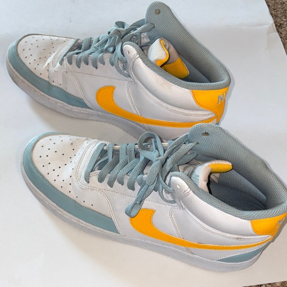 Nike Other - Nike Court Vision Mid Next Nature White Ocean Bliss  Men’s 9.5
GUC.